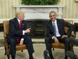 Obama y Trump coincidieron en que la búsqueda de la paz debe continuar guiando su política exterior. EFE / ARCHIVO