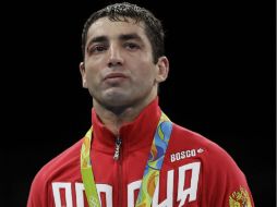 Misha Aloian, boxeador ruso descalificado después de haber ganado medalla de plata en las Olimpiadas de Río 2016. AP / ARCHIVO