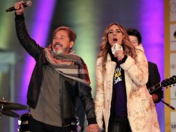 Galilea Montijo y varios artistas, entre ellos Ricardo Montaner, estuvieron presentes en el evento. SUN /