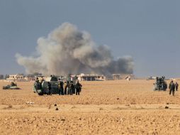 Desde el amanecer de esta jornada se registran bombardeos contra las zonas de Al Qustul, Al Yaruh, Al Salalia y Aquirabat. AFP / A. Al-Rubaye