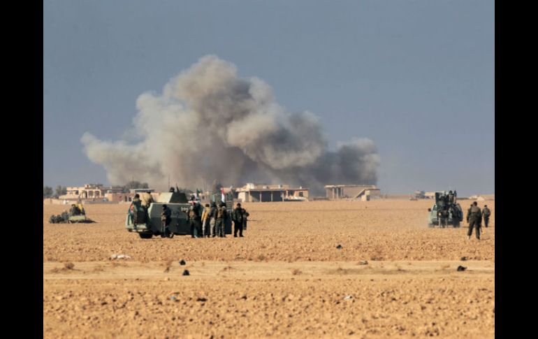 Desde el amanecer de esta jornada se registran bombardeos contra las zonas de Al Qustul, Al Yaruh, Al Salalia y Aquirabat. AFP / A. Al-Rubaye