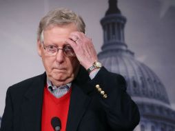 McConnell condena cualquier violación a la ciberseguridad de EU y asegura que Rusia no es amigo del país. AFP / M. Wilson