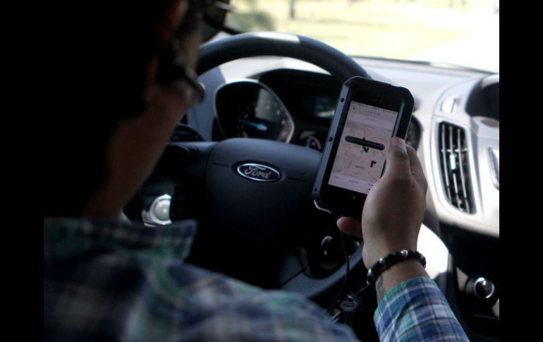 El movimiento de los taxistas pide la suspensión de Uber y Cabify en la ciudad. EL INFORMADOR / ARCHIVO