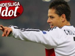 Javier 'Chicharito' Hernández ganó el mismo galardón el año pasado. ESPECIAL / www.bundesliga.com