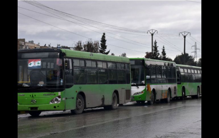 Este nuevo pacto permitirá a los civiles abandonar de inmediato el área en autobuses; enfermos y heridos saldrán primero. AFP / G. Ourfalian