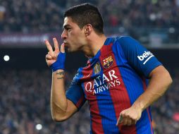 Luis Suárez llegó al Barcelona en el verano de 2014 procedente del Liverpool a cambio de 81 millones de euros. AFP / ARCHIVO