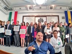 Entregaron los premios el presidente municipal, Enrique Alfaro, y el director del Code Jalisco, André Marx Miranda TWITTER / @GuadalajaraGob