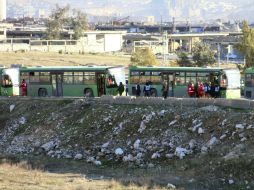 La Cruz Roja Internacional anunció que la evacuación del enclave controlado por rebeldes en Alepo ya está en marcha. EFE /