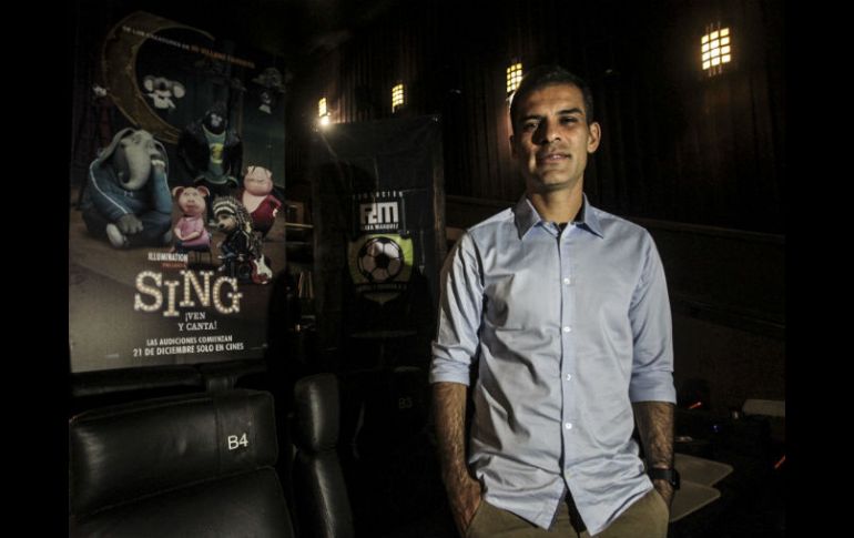 Rafael Márquez. En Cinépolis Andares se realizó una función especial de 'Sing: ven y canta'. EL INFORMADOR / F. Atilano