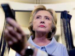 La ex candidata presidencial Hillary Clinton atribuye su derrota en las elecciones al supuesto 'hackeo' operado por Rusia. AP / ARCHIVO