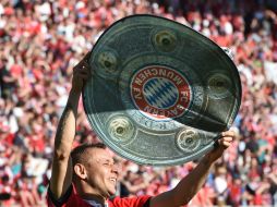 Naturalizado alemán, juega desde 2011 en el Bayern, con el que disputó 186 partidos y marcó cuatro goles. AFP / ARCHIVO