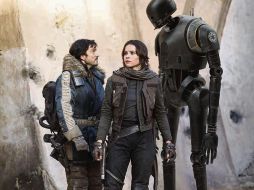 Felicity Jones y Diego Luna protagonizan la película. ESPECIAL / DISNEY-LUCASFILM