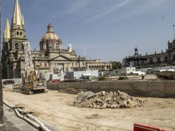 La tuneladora pasará debajo de catedral a finales de diciembre e inicios de enero. EL INFORMADOR / ARCHIVO