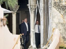 Trump cenó con Slim el sábado en Mar-a-Lago, su resort en Palm Beach. AP / A. Harnik