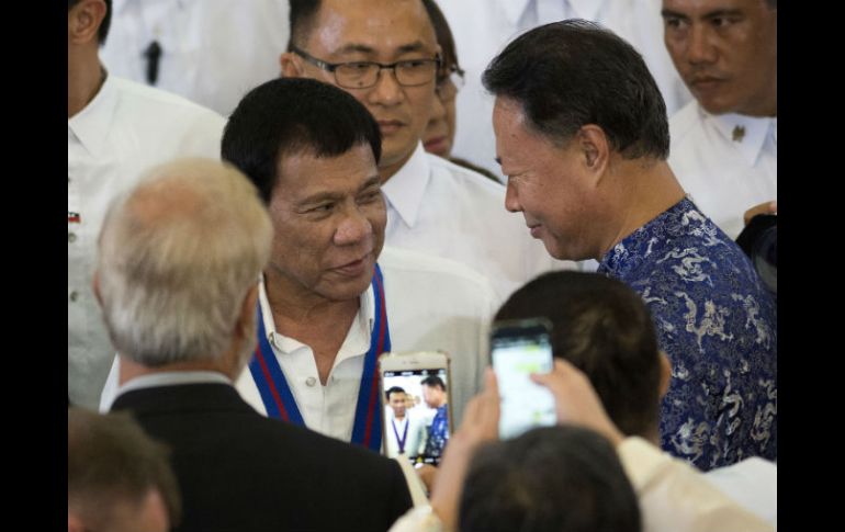 Duterte asumió la presidencia de su país a finales del pasado junio. AFP / N. Celis