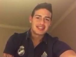 Espero que estés bien hermano, en Navidad tenemos momentos difíciles pero creo que hay que afrontarlos: James Rodríguez. TWITTER / @PoliciaColombia