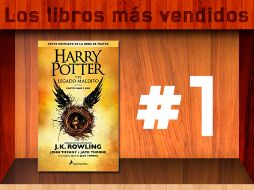 Harry Potter y el legado maldito, uno y dos de J.K. Rowling ocupó el primer lugar de la lista. ESPECIAL /