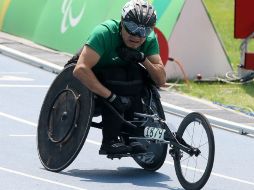 Édgar Navarro ganó la plata en la prueba de 400 metros clase T51. NTX / ARCHIVO