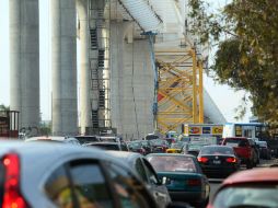 Antes del cierre ya se registraban conflictos viales en la zona de avenida Laureles y Periférico. EL INFORMADOR / E. Barrera