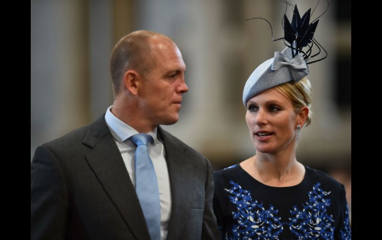 Zara Phillips es la hija mayor de la princesa Ana y está casada con el ex jugador de rugby, MikeTindal. AFP / B. Stansall