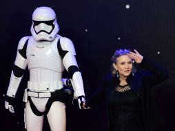 Carrie Fisher sufrió una emergencia médica mientras volaba de Londres a los Ángeles. AFP / ARCHIVO