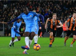 Un penalti anotado por Yaya Toure 'destapó' a los Citizens. AFP / L. Parnaby