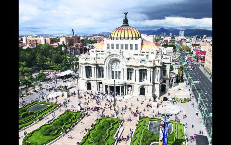 Palacio de Bellas Artes. El recinto de manera permanente exhibe 17 murales de varios artistas mexicanos. NTX /