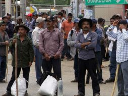 Los manifestantes solicitaron la ayuda del gobierno estatal para no pasar un fin de año sin cena junto a sus familias. NTX / ARCHIVO