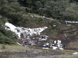 Mientras continúe abierta la investigación del accidente, aún no se pueden mover las piezas del avión desplegadas por todo el cerro. AP / ARCHIVO