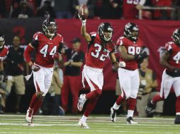 El triunfo le asegura a los Halcones una jornada de descanso en la primera ronda de los playoffs. AP / C. Compton/Atlanta Journal-Constitution