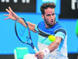 Feliciano López. En su partido de singles disputado ayer, el español perdió ante el australiano Nick Kyrgios. AFP / T. Ashby