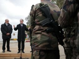 Esta tarde el presidente galo se desplazará a Erbil, en donde un contingente de fuerzas especiales francesas está instalado. EFE / C. Ena