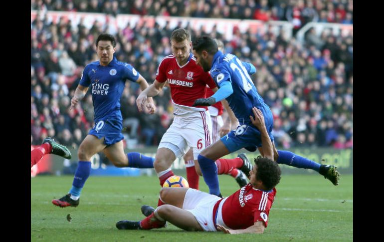 Leicester, actual campeón del torneo, se mantiene en el sitio 14 general. AP / R. Sellers