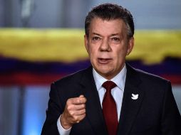 Juan Manuel Santos refirió en su Twitter, que 'Colombia no quiere hablar de secuestro nunca más'. AFP / ARCHIVO