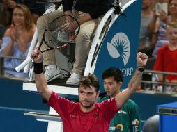 Tras este resultado, el suizo enfrentará en la ronda de cuartos de final al británico Kyle Edmund. AFP / S. Khan