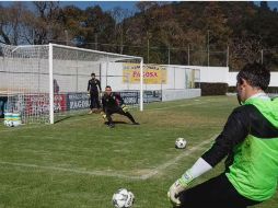 Muñoz entrenó hoy por primera vez con los Jaguares de Chiapas. TWITTER / @Chipas_FC