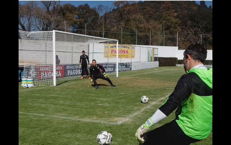 Muñoz entrenó hoy por primera vez con los Jaguares de Chiapas. TWITTER / @Chipas_FC