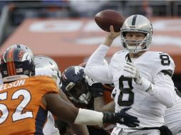 Cook cuenta con una sóla participación en campaña regular, la derrota 6-24 ante los Broncos de Denver. AP / J. Dempsey