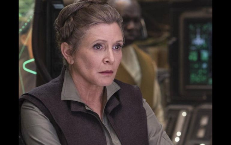 La actriz Carrie Fisher contaría con una mayor presencia en el último episodio de la nueva trilogía. ESPECIAL / Lucasfilm