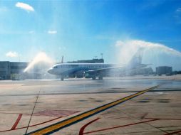 La línea aérea dejó en tierra desde el pasado 25 de diciembre 11 de sus 22 aviones Sukhoi Superjet 100. NTX / ARCHIVO