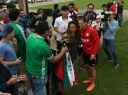 'Quiero contribuir a mi equipo para poder llegar a puestos de Champions en la Bundesliga', dice el tapatío. TWITTER / @bayer04fussball