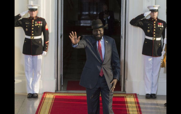 El presidente de Sudán de Sur, Salva Kiir (foto), obligó a Bakosoro a renunciar a su cargo como gobernador y lo encarceló. EFE / ARCHIVO