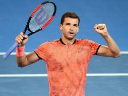 En la misma semana, Dimitrov ha vencido a tres jugadores situados entre los diez primeros del mundo. AFP / S. Khan