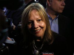 Mary Barra dijo que General Motors tiene más en común con los objetivos de Trump en comercio y empleo. AFP / B. Pugliano