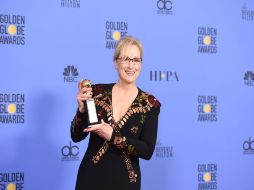 Meryl Streep. La actriz se mostró como una firme defensora de los extranjeros y la libertad en los Globos. AFP / R. Beck