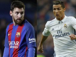 El portugués Cristiano Ronaldo y el argentino Lionel Messi son los jugadores que comandan al Equipo Ideal de 2016 de FIFA. EFE / AP ARCHIVO