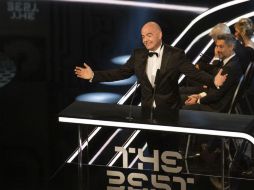 Este lunes, la FIFA celebra su primera entrega de los premios The Best. En la foto, Gianni Infantino. AP / E. Leanza