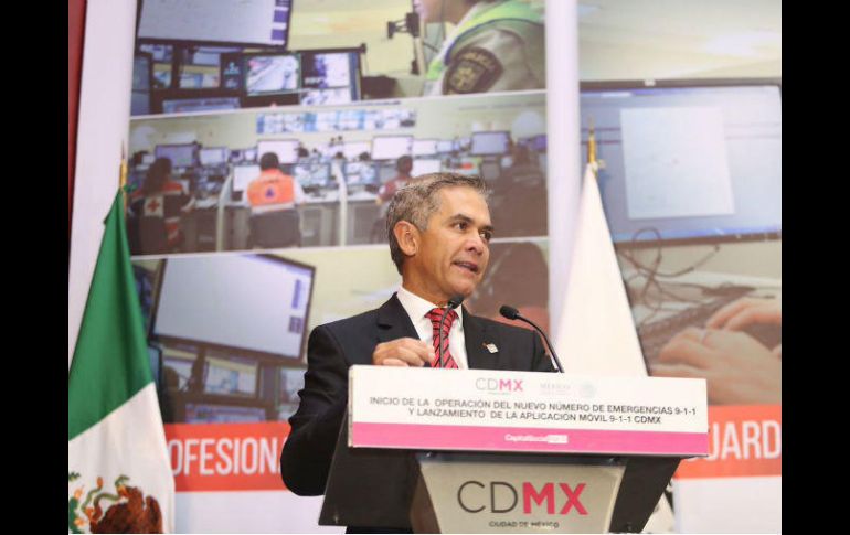 El mandatario capitalino resaltó que el 911 es un proceso de homologación que se ha venido trabajando de manera escrupulosa. TWITTER / @ManceraMiguelMX