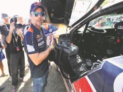 Sebastien Loeb. El piloto francés arribó ayer a Chilecito, desde donde partirá hoy la décima etapa. AFP / F. Fife