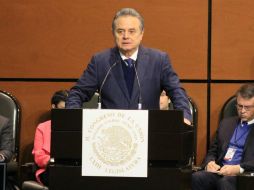 Pedro Joaquín Coldwell, durante su intervención. TWITTER / @CanalCongreso